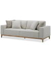 Macy's Rosecrans 92" Fabric Sofa, Created For  In Wheat