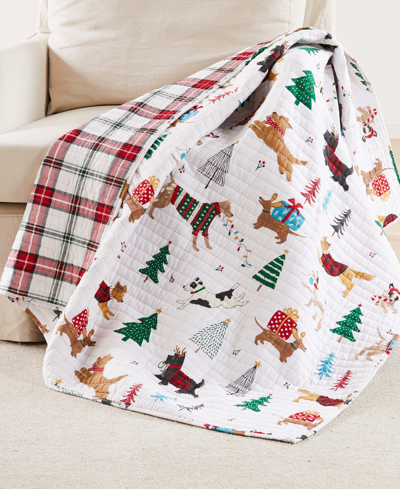 Levtex Jingle Paws Quilted Throw, 50" X 60" In Multi
