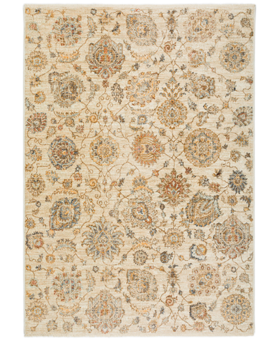 D Style Perga Prg5 1'8" X 2'6" Area Rug In Ivory