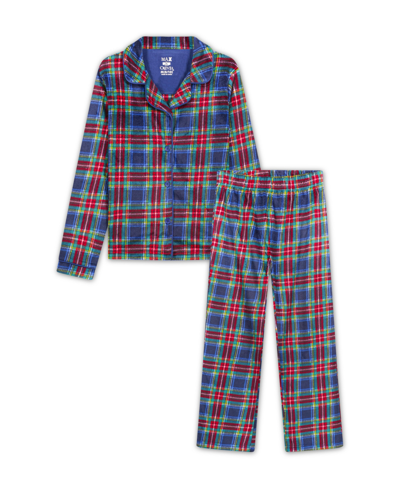 Max & Olivia Kids' Big Boys Pajama, 2 Piece Set In Navy