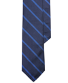 Polo Ralph Lauren Striped Silk Repp Tie In Navy,royal