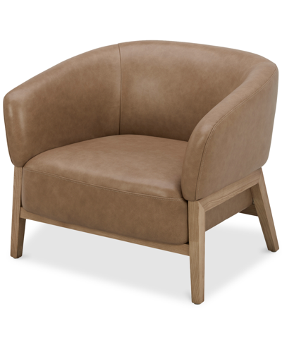 Macy's Closeout! Kellsie 33" Fabric Accent Chair, Created For  In Sand