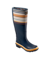 Pendleton Bridger Stripe Waterproof Knee High Rain Boot In Navy