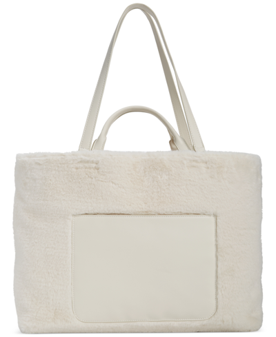 On 34th Leightonne Extra-large Tote, Created For Macy's In Travertine