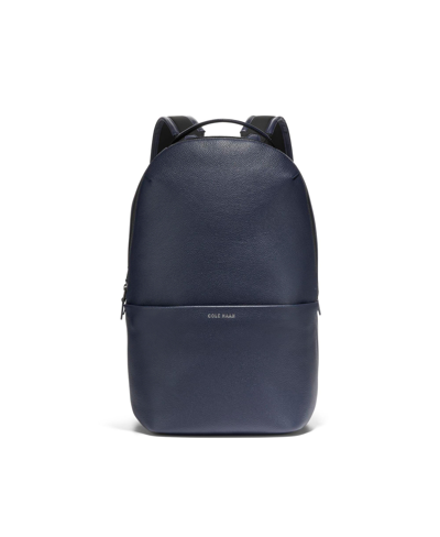 Cole Haan Men's Leather Triboro Backpack In Navy Blazer