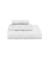 Superior Smart Dry Zero Twist Cotton 3-piece Assorted Towel Set In White
