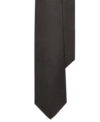 Polo Ralph Lauren Repp Silk Tie In Black