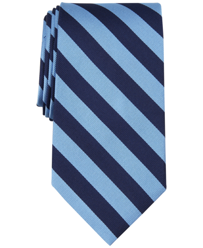 Brooks Brothers B By  Men's Classic Double-stripe Tie In Lt Blue