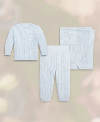 Polo Ralph Lauren Babys Coming Home Gift Bundle In Beryl Blue