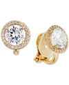 ELIOT DANORI CRYSTAL HALO CLIP EARRINGS