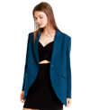Belle & Bloom Unchained Heart Blazer In Dark Teal