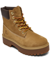 Timberland Women's Stone Street 6" Water-resistant Platform Boots From Finish Line In Wheat Nubuck