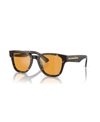 Prada Logo Sunglasses In Havana Black,yellow