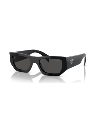 PRADA LOW BRIDGE RECTANGULAR UNISEX SUNGLASSES, PR A01SF