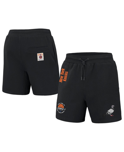 Staple Men's Nba X  Black New York Knicks Home Team Shorts