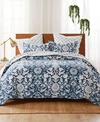 Levtex Laure Reversible Quilt Sets In Indigo