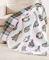 Levtex Merry Globes Reversible Quilted Throw, 50" X 60" In Multi