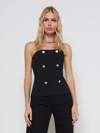 L'agence Fay Strapless Bustier In Black