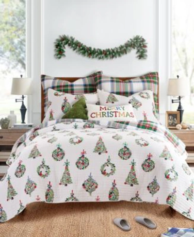 Levtex Home Festive Baubles Reversible Quilt Set Collection In Multi
