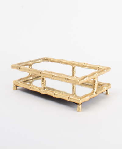 8 Oak Lane Metal Napkin Tray In Gold