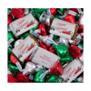 Just Candy 131 Pcs Christmas Candy Chocolate Party Favors Hershey's Miniatures & Red, Green & Silver Kisses (1. In Assorted Pre-pack