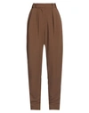 Actualee Woman Pants Khaki Size 4 Polyester, Rayon, Elastane In Beige