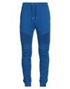 Balmain Man Pants Bright Blue Size Xl Cotton, Elastane