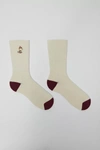 URBAN OUTFITTERS PEANUTS WOODSTOCK ICON CREW SOCK IN CREAM, MEN'S AT URBAN OUTFITTERS