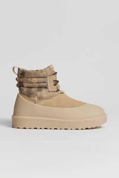 Ugg Classic Mini Lace Up Weather Boot In Brown, Men's At Urban Outfitters In Beige/grey