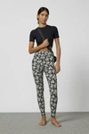 THE UPSIDE BLOOM FLORAL MIDI LEGGING IN BLACK, WOMEN'S AT URBAN OUTFITTERS