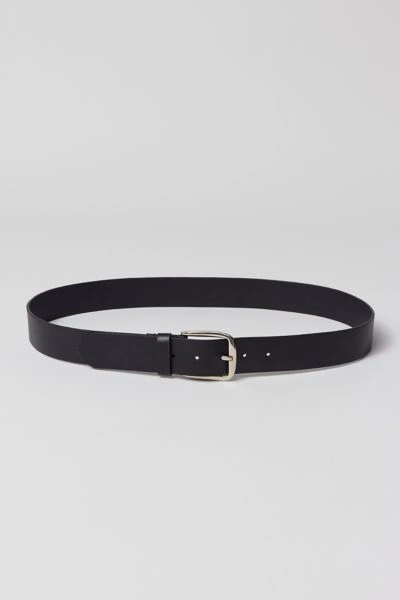 Urban Outfitters Casual Leather Buckle Belt In Black, Men's At