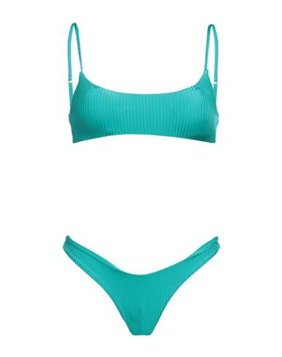 Matinee Matineé Woman Bikini Turquoise Size Xl Polyamide, Elastane In Blue