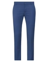 Daniele Alessandrini Homme Man Pants Blue Size 36 Polyester, Viscose, Elastane
