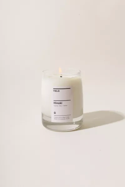 Yield 8 oz Organic Candle In Hinoki At Urban Outfitters