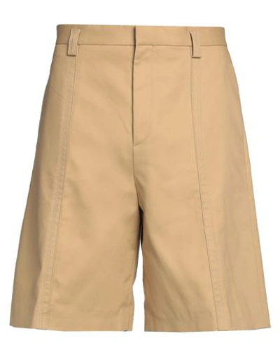 Jil Sander Man Shorts & Bermuda Shorts Camel Size 34 Cotton In Beige