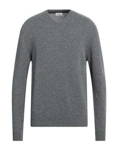 American Vintage Man Sweater Grey Size Xxl Merino Wool
