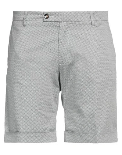 Michael Coal Man Shorts & Bermuda Shorts Light Grey Size 40 Cotton, Elastane