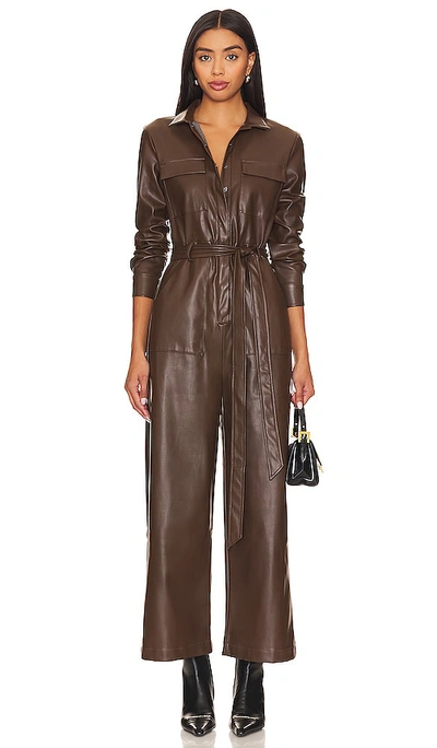 Lblc The Label Meyer Jumpsuit In Brown
