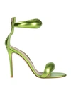 Gianvito Rossi Woman Sandals Green Size 8 Soft Leather