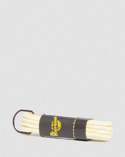Dr. Martens 55 Inch Round Marl Shoe Laces (8-10 Eye) In Yellow