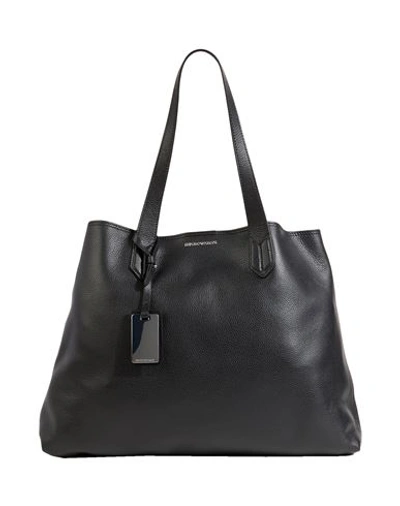 Emporio Armani Woman Handbag Black Size - Soft Leather