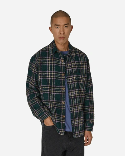 Fucking Awesome Less Heavyweight Oversized Flanned Shirt In Green