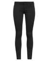 GUESS GUESS WOMAN JEANS BLACK SIZE M-32L COTTON, POLYESTER, ELASTANE