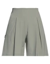 Rrd Woman Shorts & Bermuda Shorts Grey Size 6 Polyamide, Elastane