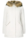Woolrich Padded Down Parka In Neutrals