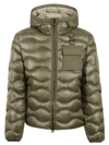 BLAUER PATCHED POCKET QUILTED PUFFER JACKET