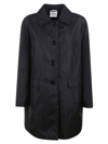 Aspesi Padded Parka Coat In Black