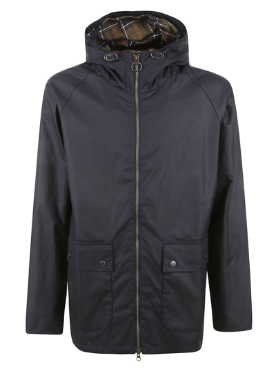 Barbour Bedale Hooded Jacket In Blue
