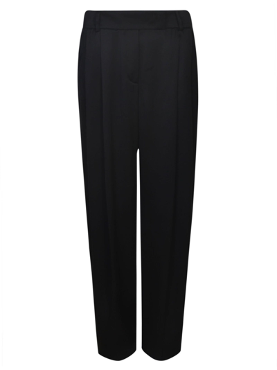 Giorgio Armani Fitted Straight Trousers In Uc99