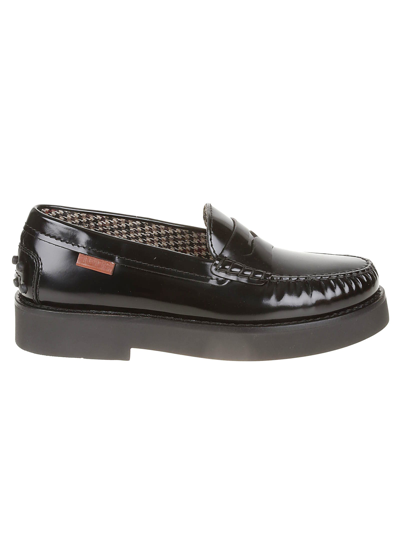 Tod's 54k Loafers In Black
